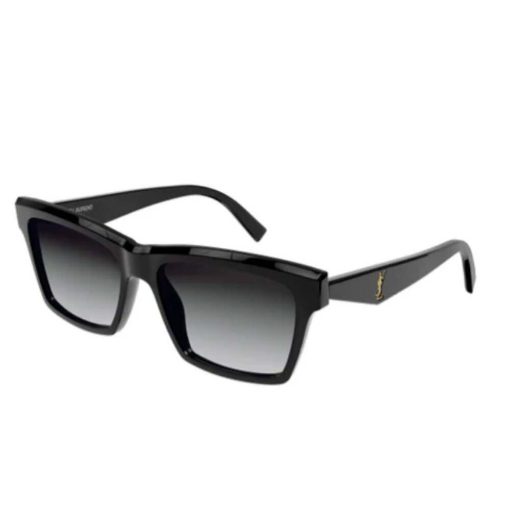 Saint Laurent Unisex Sunglasses | SL M104-001 | Black | YSL Gold - Picture 3 of 8